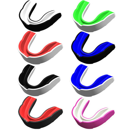 4PCS/bag Mouth Guard Boxing Training Mouthguards for Taekwondo Wrestling Fighting Teeth Protector Sports Football Accessories
