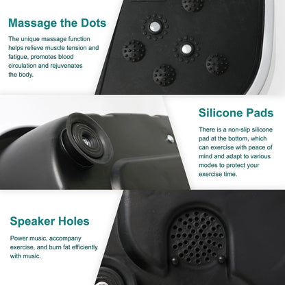 Vibration Plate Exercise Machine Fat-Burning Home Fitness Fat Slinger Shaping Whole Body Workout Portable Fitness Equipment