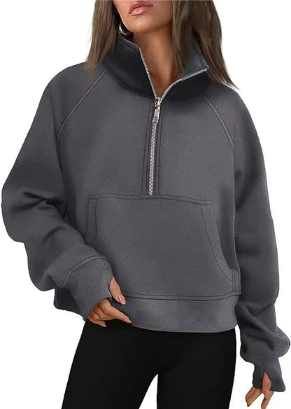 Half Zip Pullover Hoodie