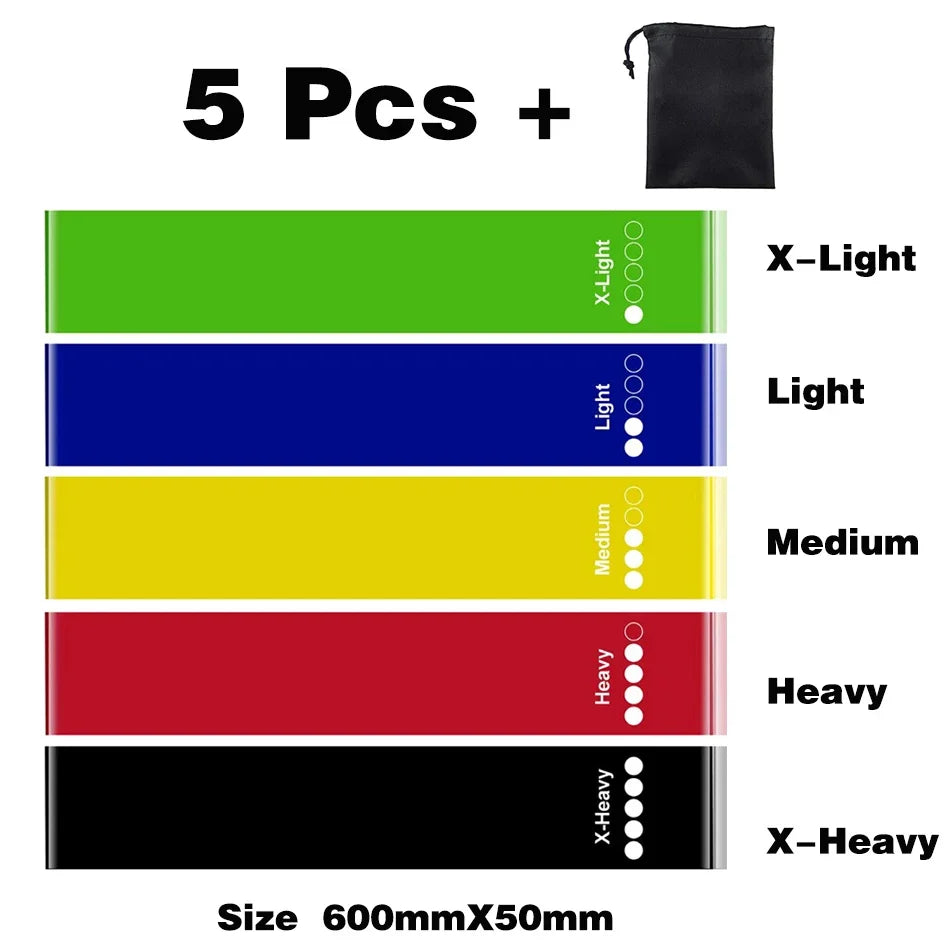 WOSWEIR-Training Resistance Bands Yoga Gym Fitness Gum Pull Up Assist Rubber Band Crossfit Exercise Home Workout Equipment