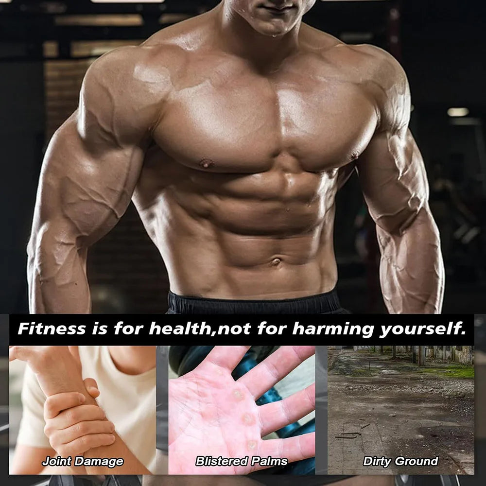 Pair Wooden Push Up Bar