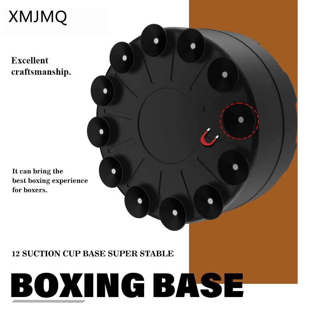 Standing boxing post with gloves