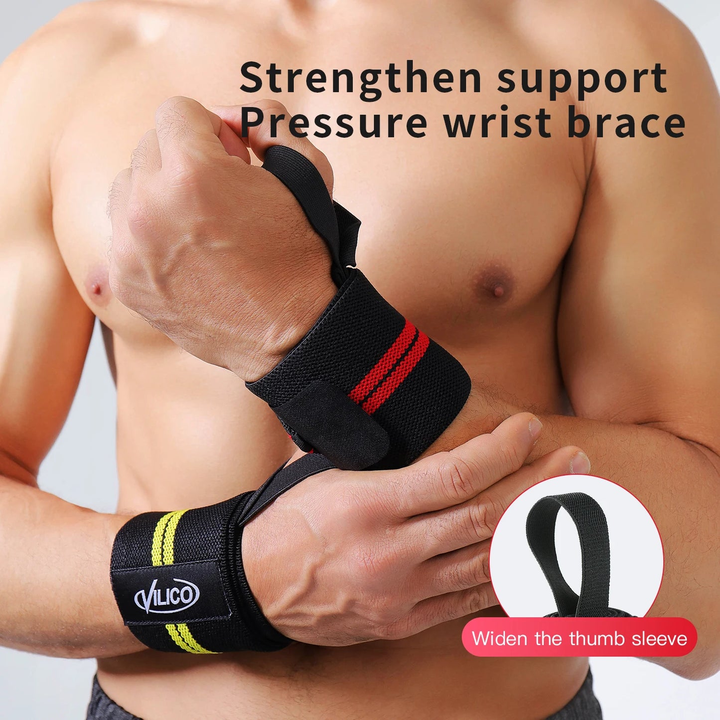 Weight Lifting Wrist Wraps