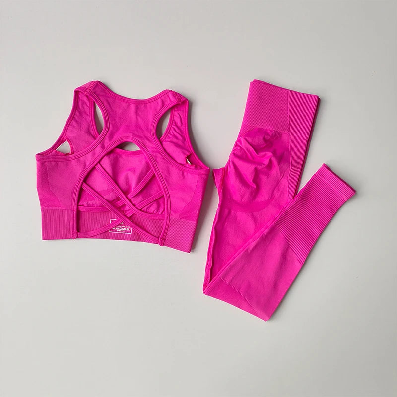 2PCS Sports Bra Leggings