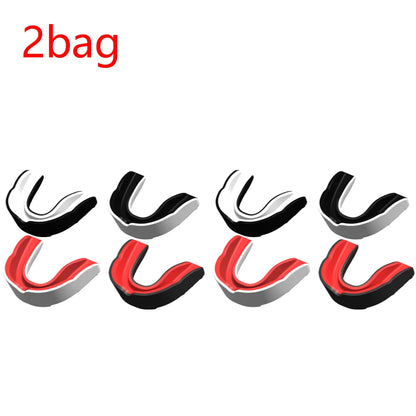 4PCS/bag Mouth Guard Boxing Training Mouthguards for Taekwondo Wrestling Fighting Teeth Protector Sports Football Accessories