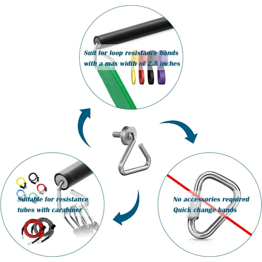 Portable Resistance Band Bar