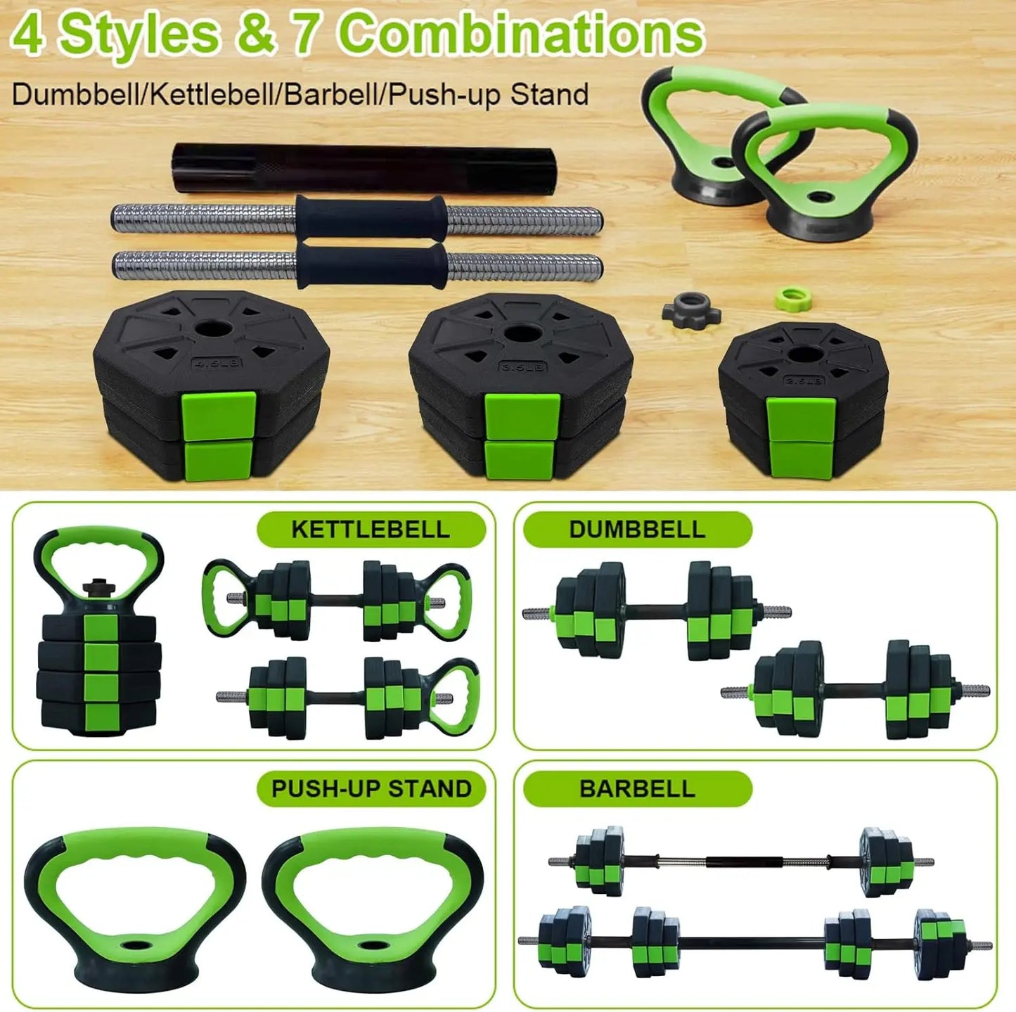 Adjustable Dumbbell to Barbell