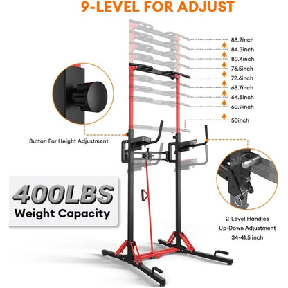 Adjustable Pull Up Dip Station